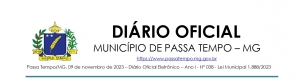 TERMO DE HOMOLOGAÇÃO - CONCURSO PÚBLICO PARA PROVIMENTO DE CARGOS/FUNÇÕES PÚBLICOS(AS) PARA O QUADRO DE PESSOAL DA CÂMARA MUNICIPAL DE PASSA TEMPO/MG - EDITAL Nº 01/2023