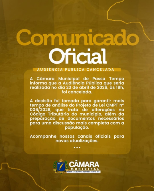Comunicado Oficial